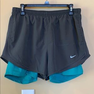 Nike shorts with built in spandex